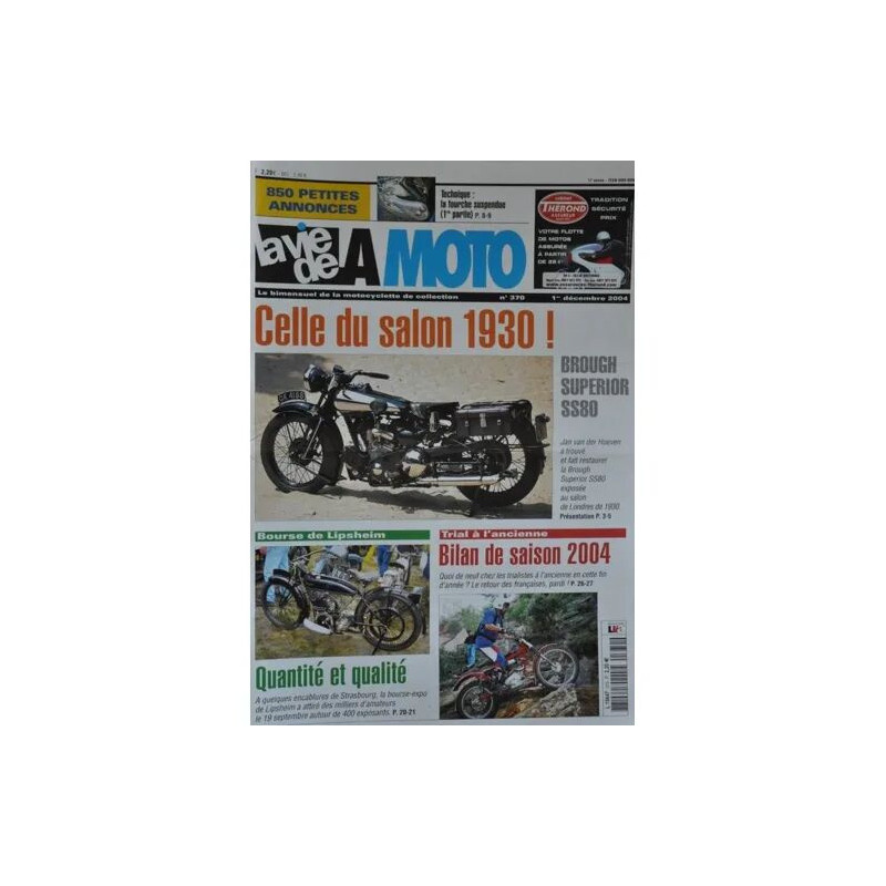 la vie de la moto N° 370 : brough superior SS80