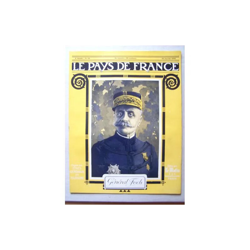 Pays De France (Le) N° 13 Du 14/01/1915