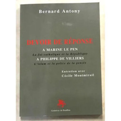 DEVOIR DE REPONSE A MARINE LE PEN LA FOI CATHOLIQUE ET LA...