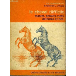 Le Cheval Difficile Manies Defauts Vices Defenses Et Tics