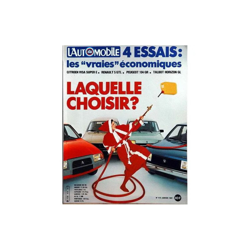 Automobile (L') N° 415 Du 01/01/1981