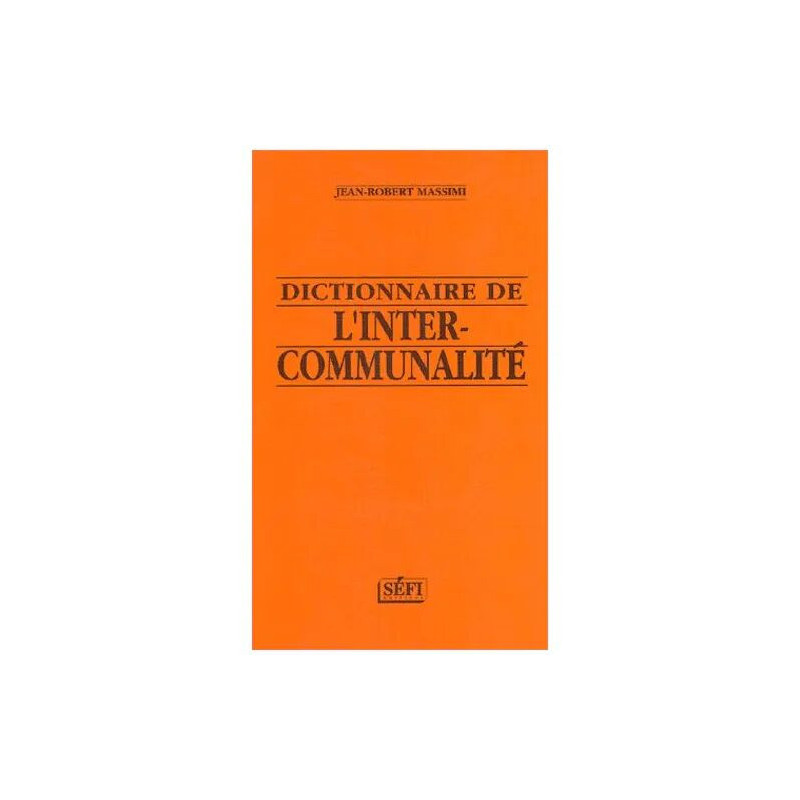Dictionnaire De L'intercommunalité