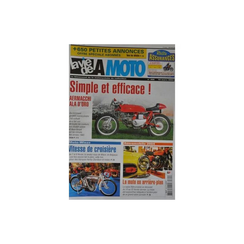 la vie de la moto N° 355 : Aermacchi ala d'oro
