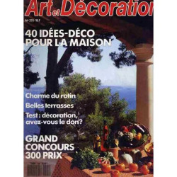 Art et décoration N° 295 : 40 idées déco pour la maison