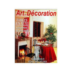 ART ET DECORATION N° 282 DU 01/12/1989 - TABLES EN FETE - LES...