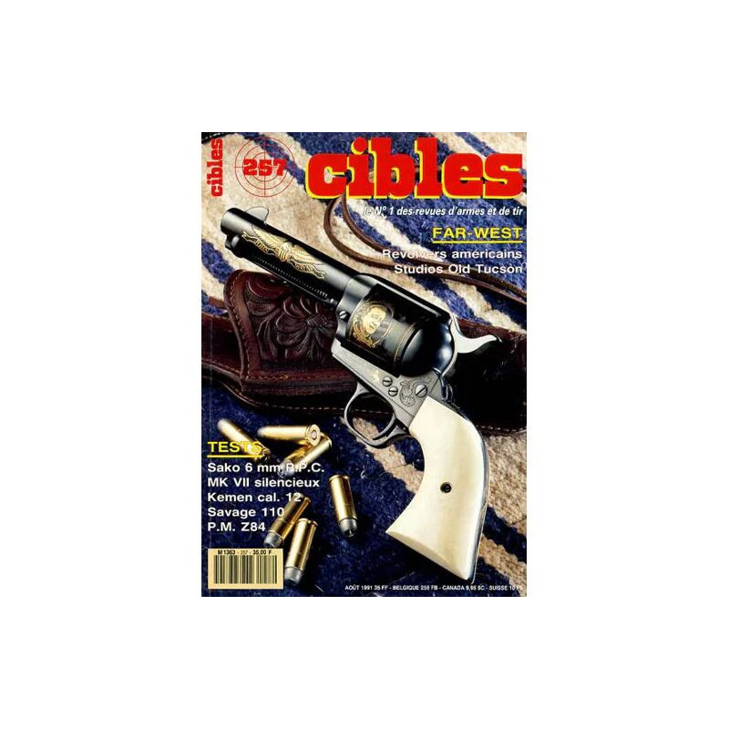cibles N° 257 : Far West : Revolvers américains Studios Old Tucson...