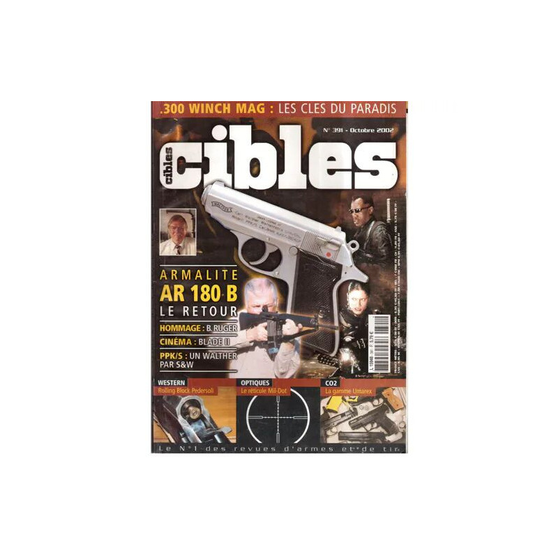 CIBLES N° 391 : ARMALITE AR 180 B
