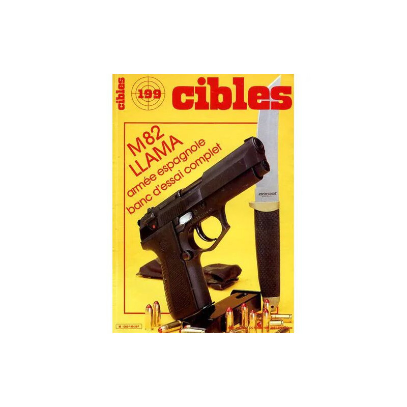 cibles N° 199 : M82 Llama armée espagnole banc d'essai complet
