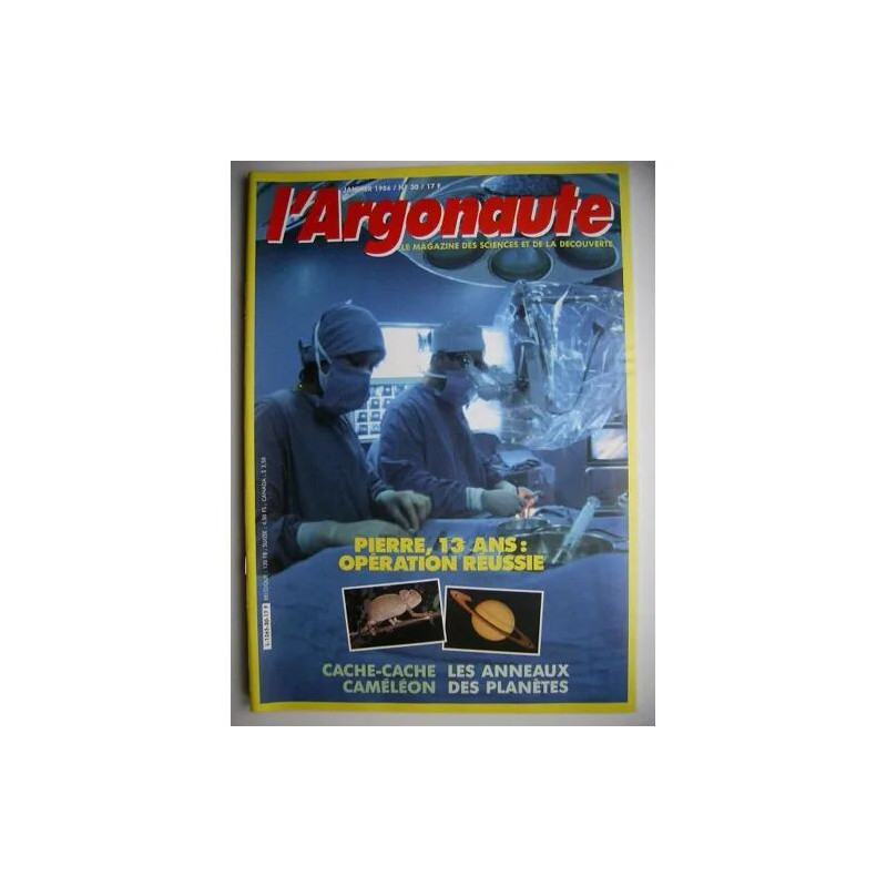L'argonaute N° 30 : cache-cache caméléon les anneaux des planètes...
