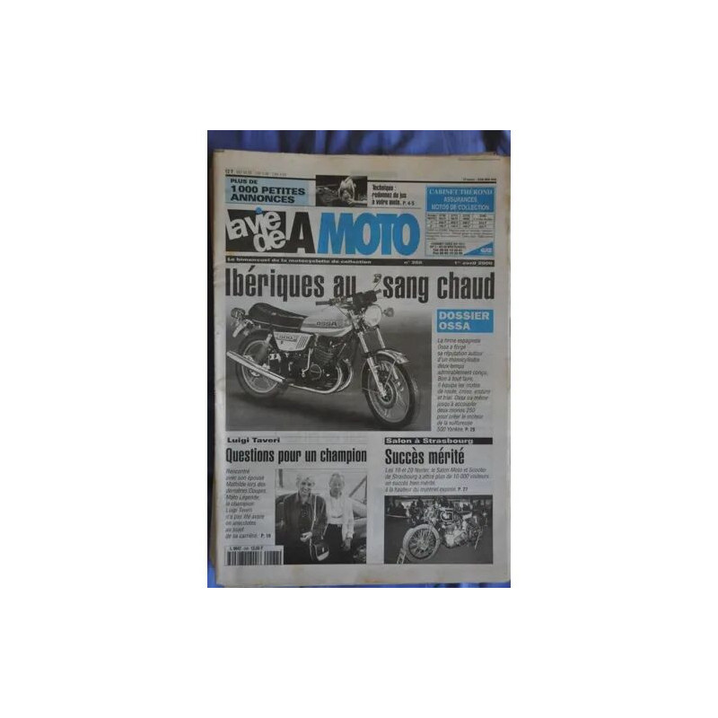 la vie de la moto N° 268 : dossier Ossa - Luigi taveri