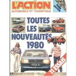 Action Automobile Et Touristique (L') N° 226 Du 01/09/1979