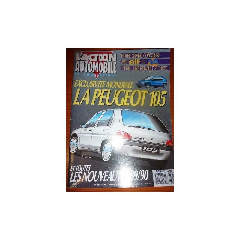 l'action automobile et touristique N° 321 : exclusivite mondiale :...