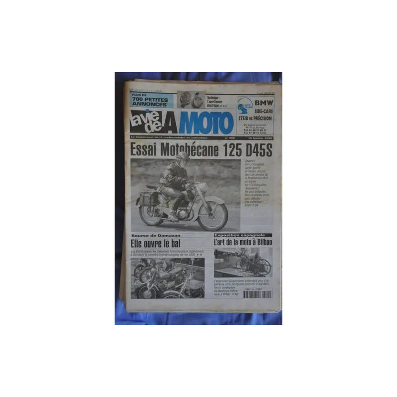 la vie de la moto N° 265 : Motobecane 125 D45S