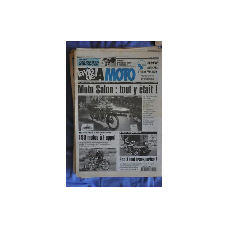 LA VIE DE LA MOTO N° 261 : MOTO SALON : TOUT Y ETAIT ! -...