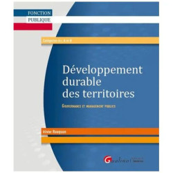 Développement Durable Des Territoires - Gouvernance Et Management...