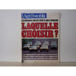 l'automobile peugeo 505 STI - aout 1979 N° 398 : la quelle choisir