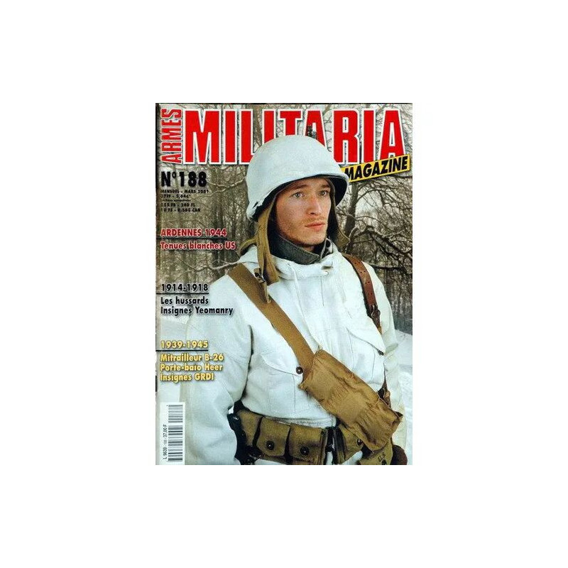 Armes Militaria Magazine N° 188 Du 01/03/2001