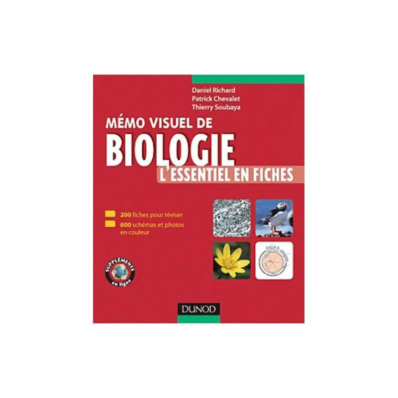 Mémo Visuel De Biologie - L'essentiel En Fiches