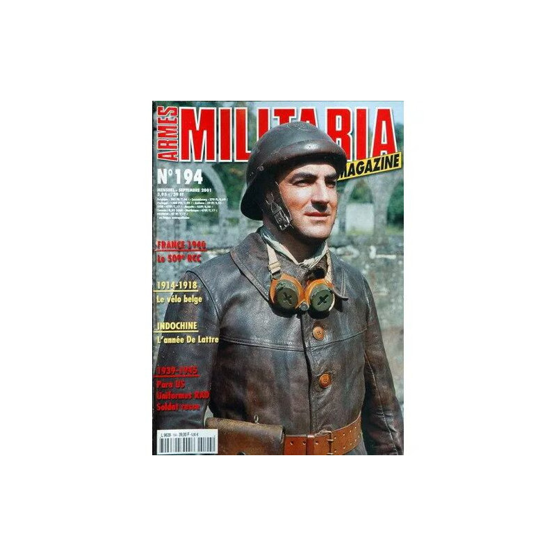 Armes Militaria Magazine N°194 Du 01-09-2001
