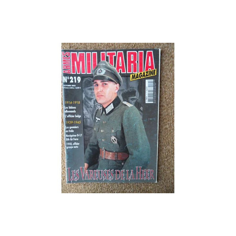 Armes Militaria Magazine n°219 de octobre 2003