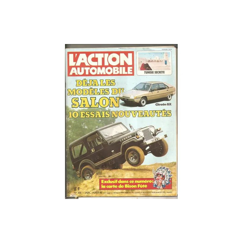Action Automobile Et Touristique (L') N° 258 Du 01/07/1982
