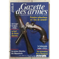 GAZETTE DES ARMES 288 PISTOLETS LEFAUCHEUX EN BEC DE CANARD LUGER...