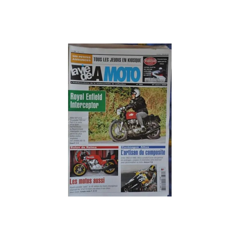 la vie de la moto N° 380 : Royal enfield Interceptor - Carénage...