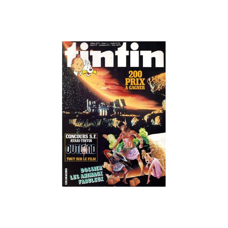 Nouveau Journal de Tintin N° 313 : Dossier les animaux fabuleux
