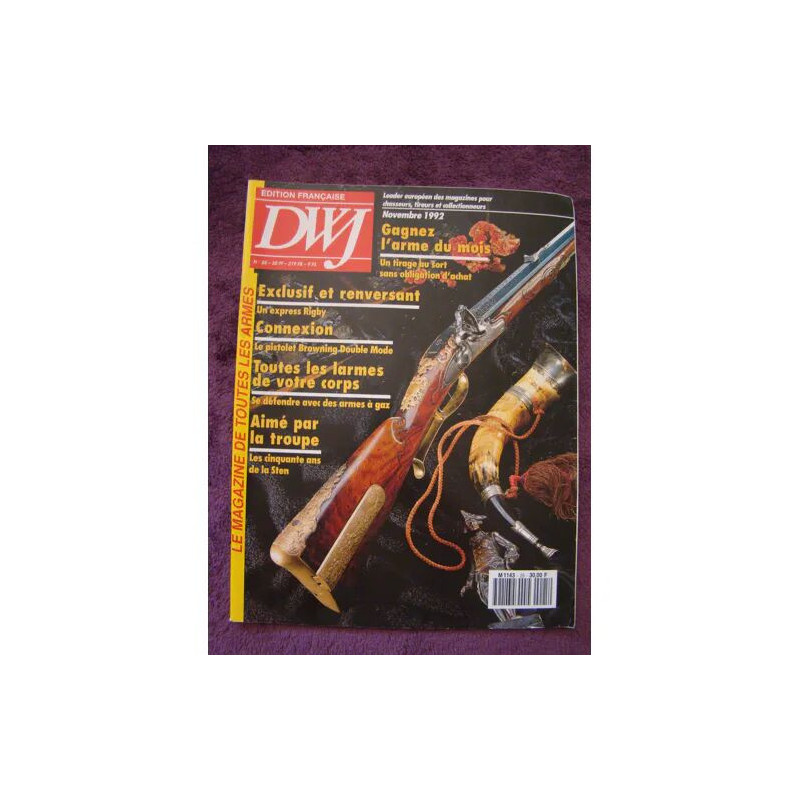 Dwj Deutsches Waffen Journal N° 25 1992 EXPRESS RIGBY CALIBRE 600...
