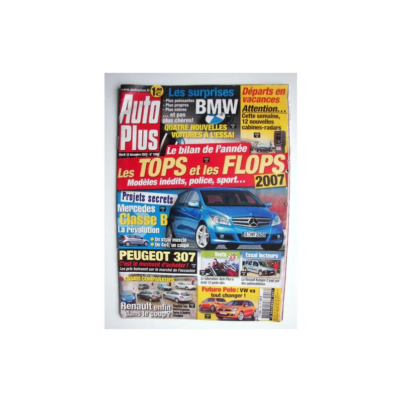 auto plus N° 1006 : LES TOPS ET LES FLOPS 2007
