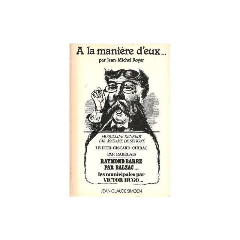 A la Manière d'eux... Jacqueline Kennedy par Madame de Sévigné. -...