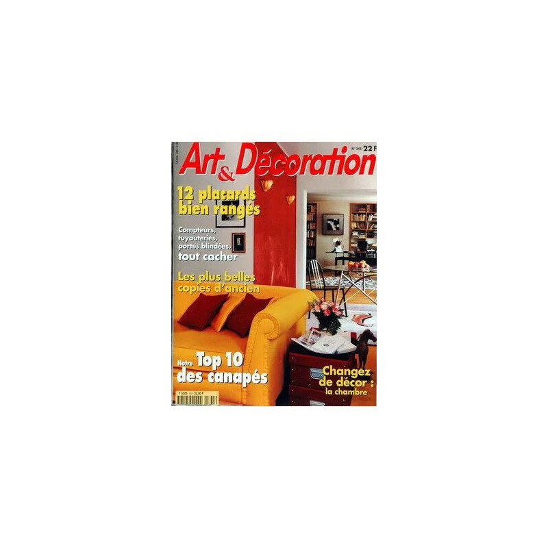 Art Et Decoration N° 345 Du 01/10/1996