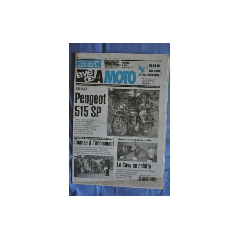 la vie de la moto N° 285 : Peugeot 515 SP
