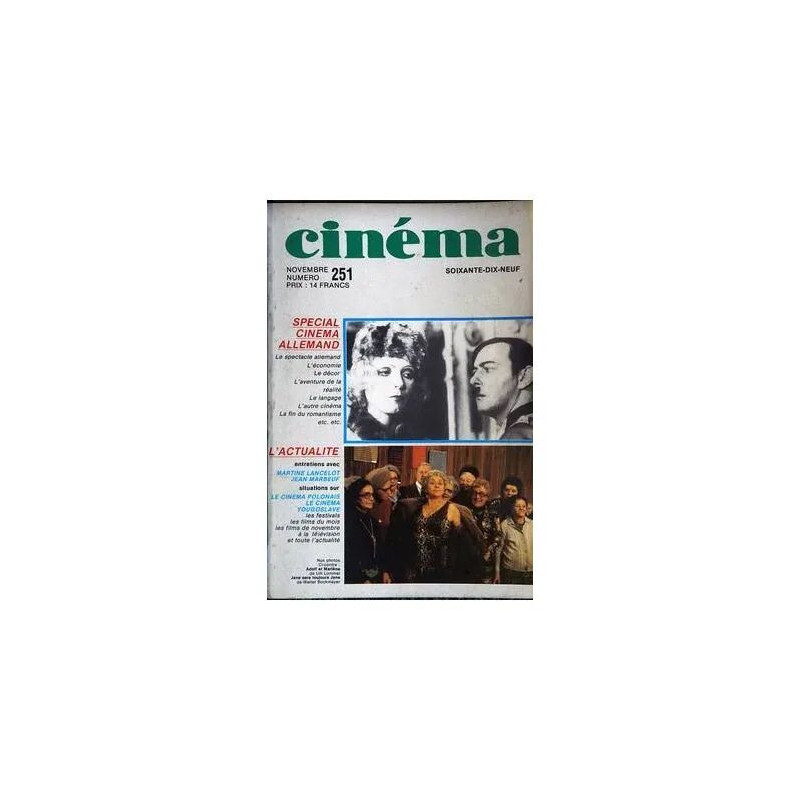 Cinema N° 251 Du 01/11/1979