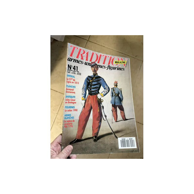 TRADITION MAGAZINE 41 ARMES UNIFORMES FIGURINES LE SABRE MODELE...