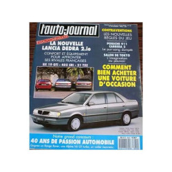L'Auto Journal 20 1989 LANCIA DEDRA BX 19 GTI 405 SRI R21 TXE...
