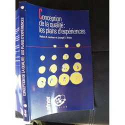 Conception De La Qualité - Les Plans D'expériences