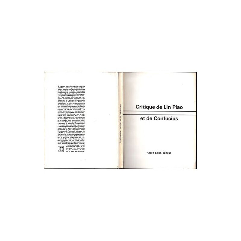 Critique de Lin Piao et de Confucius (pi-Lin pi-Kong)...