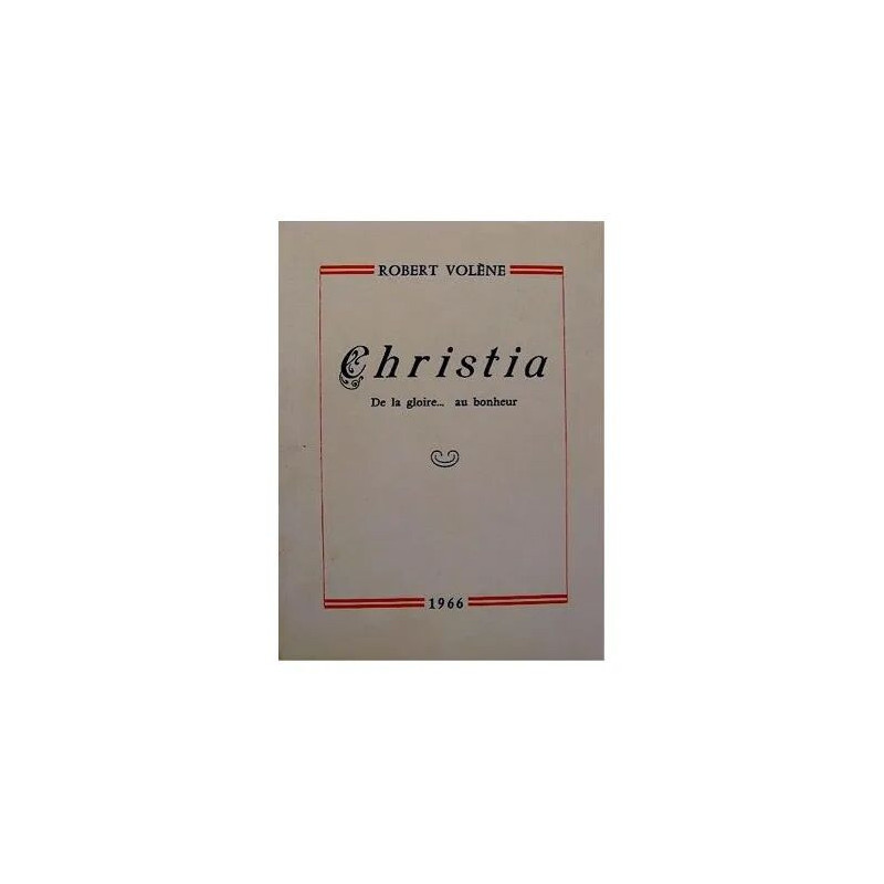 Christia de la gloire .. Au bonheur