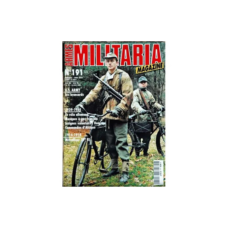 ARMES MILITARIA MAGAZINE N° 191 DU 01/06/2001 - U.S. ARMY - LES...