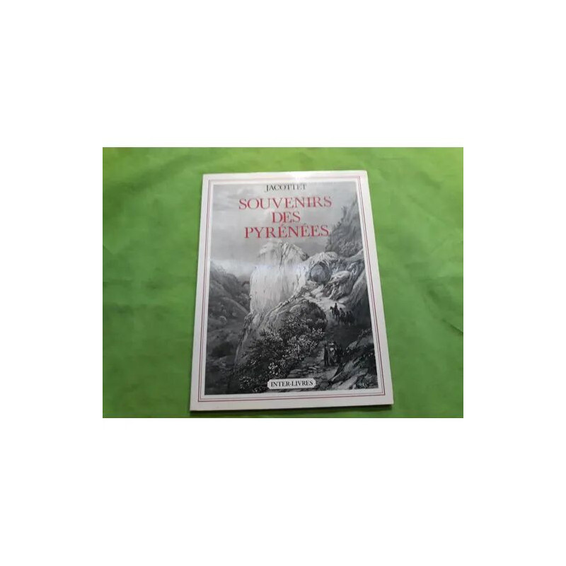 Jacottet Souvenirs des pyrénées