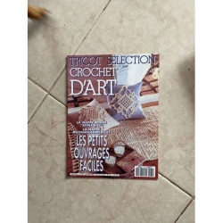 CROCHET D'ART 181 LA NAPPE RONDE APPPLIQUEE LA NAPPE RECTANGULAIRE...