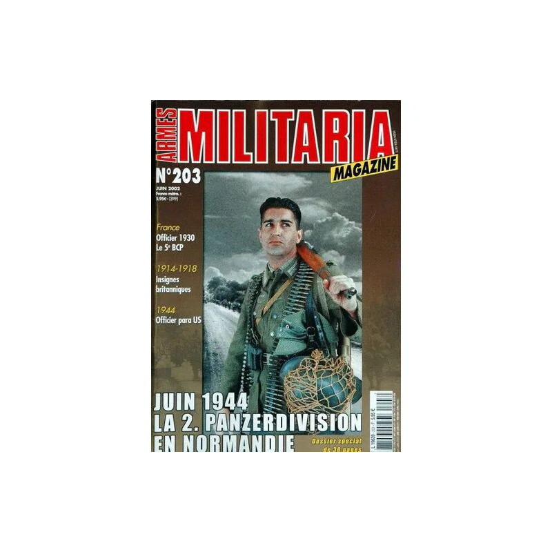 Armes Militaria Magazine N° 203 Du 01/06/2002