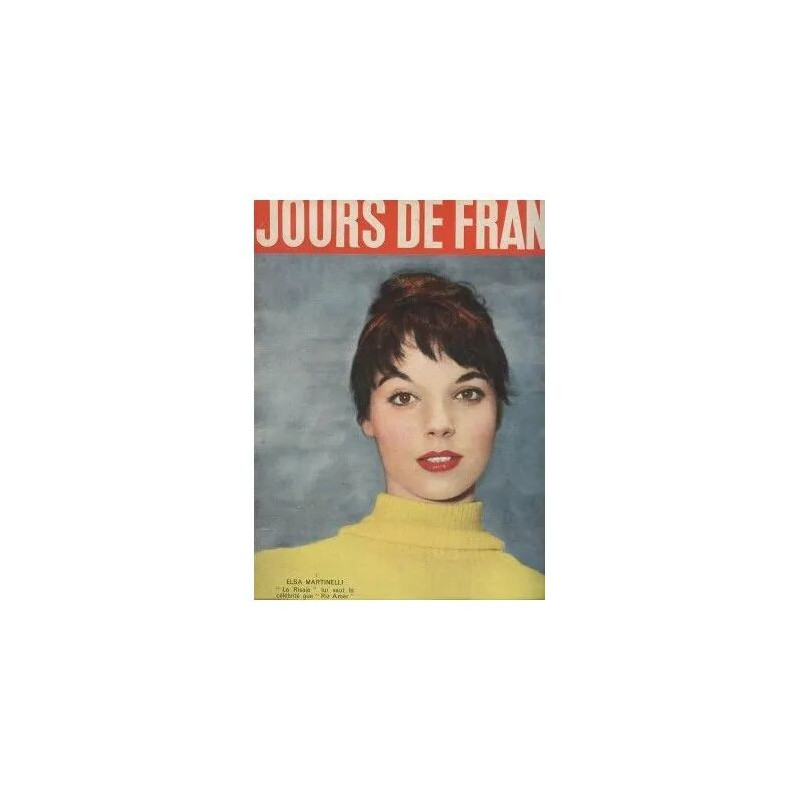 jours de france 1955 N° 56 : Elsa Martinelli.scnf.cirque de...