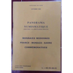 PANORAMA NUMISMATIQUE MONNAIES MODERNES FRANCE MONACO SARRE...