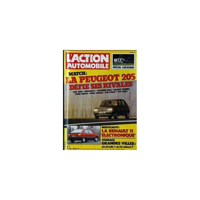 Action Automobile Et Touristique (L') N° 265 Du 01/03/1983