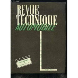 REVUE TECHNIQUE AUTOMOBILE N° 84 - Le statut professionnel du...