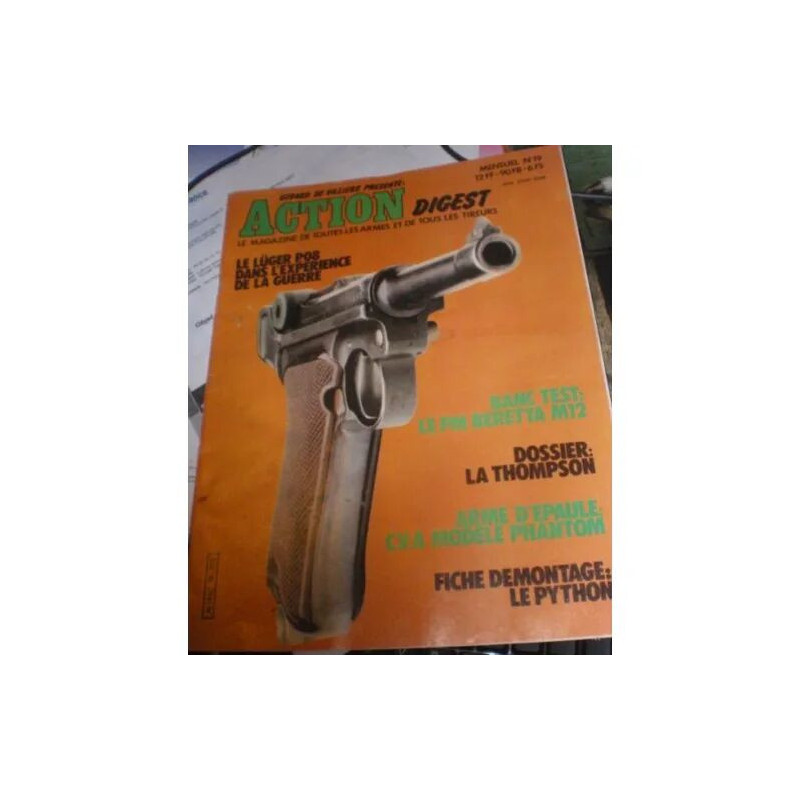 ACTION digest par Gérard dre Villiers N° 19 : le lüger p.08 dans...