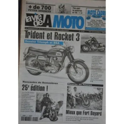 La vie de la moto N° 215 : Dossier Triumph trident et BSA rocket 3