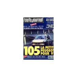 l 'auto journal N° 19 : 105 la petite Peugeot pour 91